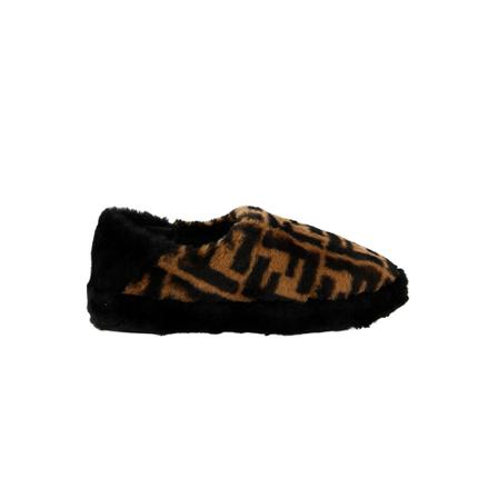 Fendi, Mules Brązowy, Mężczyzna, Rozmiar: 39 EU