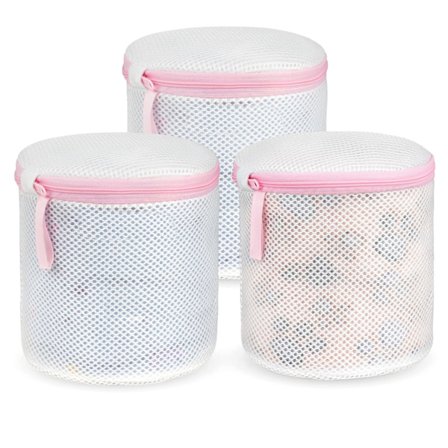 Verkkopesupussit, 3 kpl rintaliivien pesupusseja vetoketjuilla