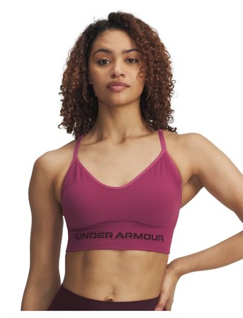 Under Armour Vanish Seamless Low Bra - Burgundy - XL