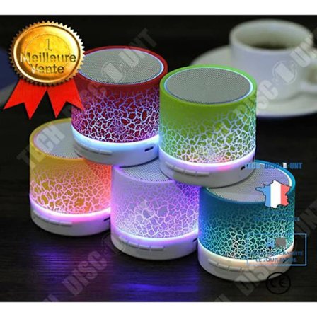 Mini Bluetooth-högtalare - Bärbar - LED - Trådlös - Handsfree - 74g