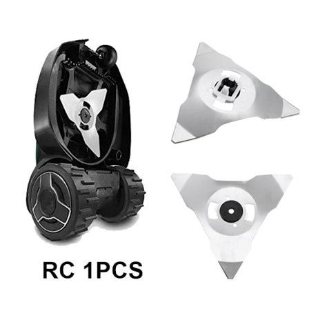2-pack ersättningsblad för Robomow robotgräsklippare RS ​​TS MS RC TC MC modeller i rostfritt stål