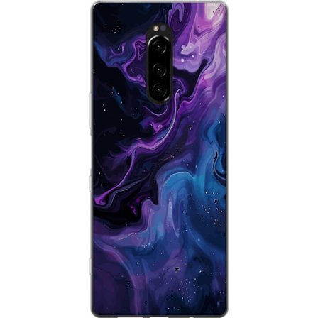 Kompatibelt Mobildeksel til Sony Xperia 1 Kosmisk marmoryta
