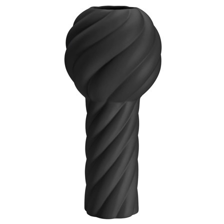 Cooee design Twist Pillar vas 34 cm, svart | Inredning > Vaser & Krukor > Vas | Bagaren och Kocken