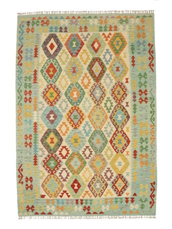 Kilim Afghan Old Style Rug Oriental (Wool, Afghanistan)