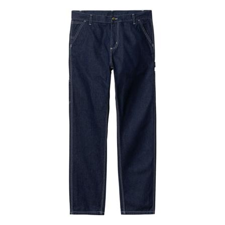 Carhartt Wip, Straight Jeans Niebieski, Mężczyzna, Rozmiar: W33 L32