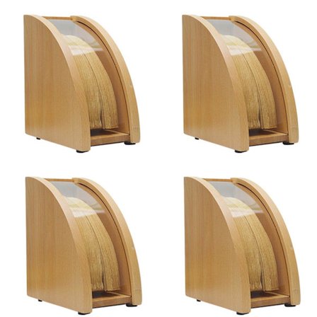 4X Hånddrypp Kaffe Filterholder med Lopp V60 Kjeglefilter Boks Oppbevaringsstativ støv-Pro