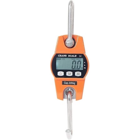 Elektroninen vaaka 300kg riippuva koukkuvaaka LCD-dynamometri teollinen koukkuvaaka painovaaka 300kg/600lbs
