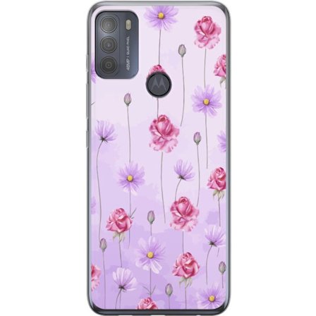 Yhteensopiva Puhelinkuori Motorola Moto G50 Petal Reverie Lilac Mist