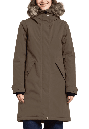 Didriksons Erna Parka Jackor Dam Brun 38