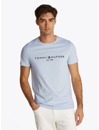 Tommy Hilfiger Tommy Logo Tee - Blue - XXL