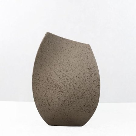 Brun harpiksvase, 20x19x28cm – Holdbar boligindretning