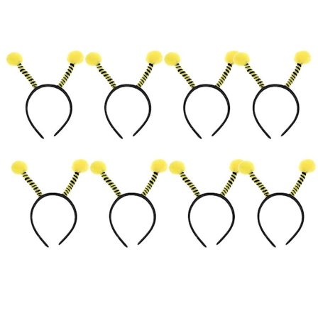 8 stk. Bi-hovedbånd Kreativ Bi-antenne Hår Fest Kostume Han