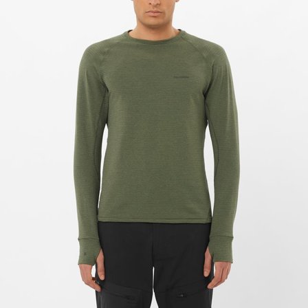Salomon - Crewneck-Pullover Herren Essential Lightwarm - Grape Leaf