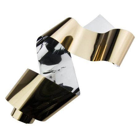 Neglefolie / folie - til negle dekorationer - Krom - Guld - 1m