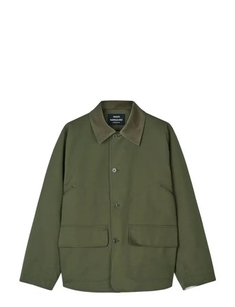 Mads Nørgaard Repellent Twill Wilson Jacket - Khaki green - 48
