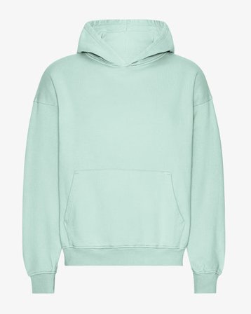 Organic Oversized Hood - Light Aqua