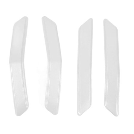 4 stk. Bil Dørkant Beskyttere Anti Rids Beskyttelsesliste Erstatning til Tesla Model Y 2021 til 2023 Hvid