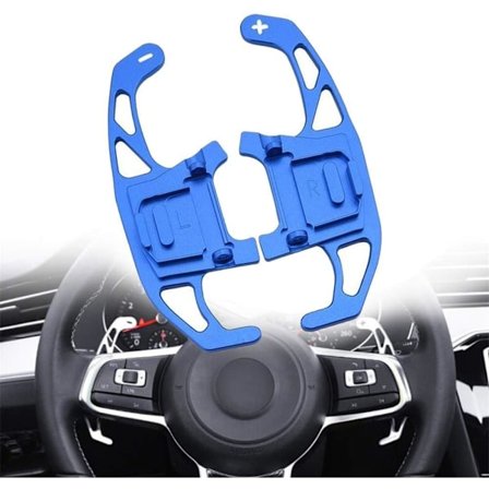 Høyytelses girhendler i aluminium (blå) for Golf Golf 7 R-line (modeller 2015-2019), Golf 7 GTI (modeller 2015-2019)