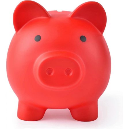 Stor sparegris, ubrydelig plastikpengebank, møntbank til piger og drenge, store sparegrise, praktiske gaver til fødselsdag