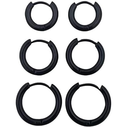 Hoop øreringe i kirurgisk rustfrit stål, Cartilage Helix Sleeper øreringe til mænd kvinder piger drenge_yux