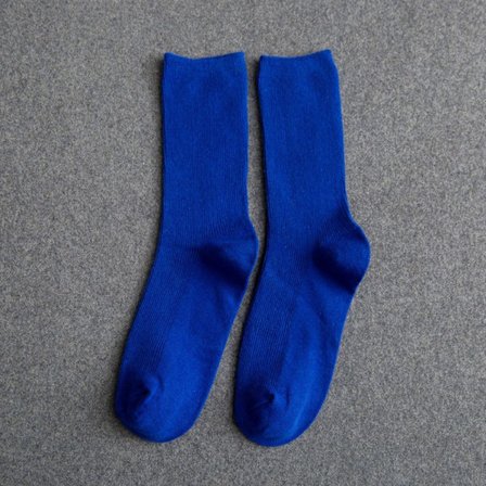 Medium Tube Socks Harajuku Pile Socks ROYAL BLUE