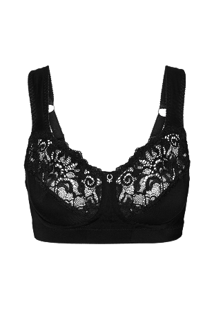 Swegmark Support Mjuk-bh Bh Dam Svart 85c