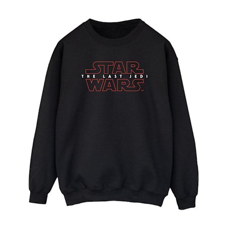 Star Wars: The Last Jedi Herr Sweatshirt med logotyp XL Svart