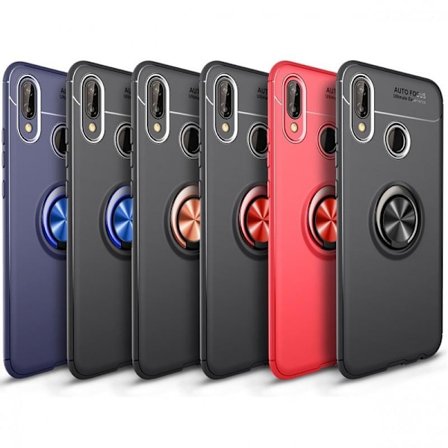 Huawei P Smart 2019 Praktisk Stöttåligt Skal med Ringhållare V3