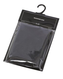 Vaskepose med lynlås Sort - ONE SIZE - Trofé