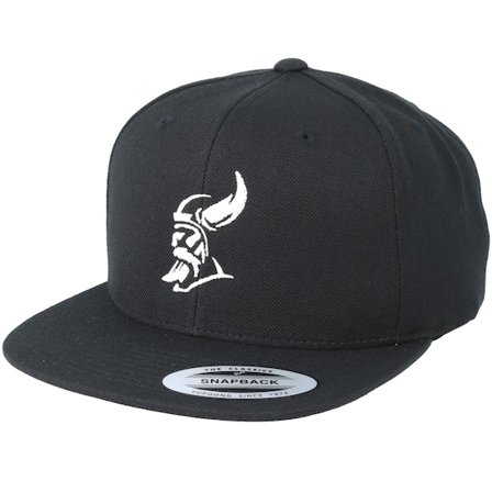Vikings - Preto snapback Boné - Silhouette Black Snapback @ Hatstore