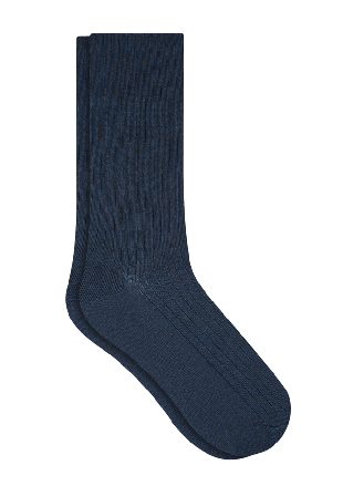 BleuForêt Bomullssocka utan resår, 2-pack Strumpor Herr Blå 39/42