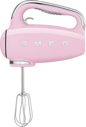 SMEG 50's Style HMF01PKEU - håndmikser - rosa