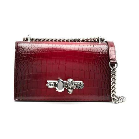 Alexander McQueen, Cross Body Bags Rood, Dames, Maat:ONE Size