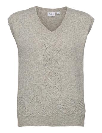 Hellesz Vest Vests Knitted Vests Grå Saint Tropez