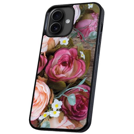 iPhone 16 Plus - Skal/Mobilskal Blommor