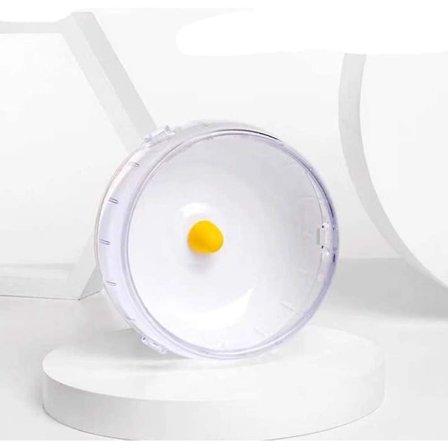 Stille Hamsterhjul - 5,5 tommer - Løpehjul for Sport og Trening + Burfeste - For Hamster