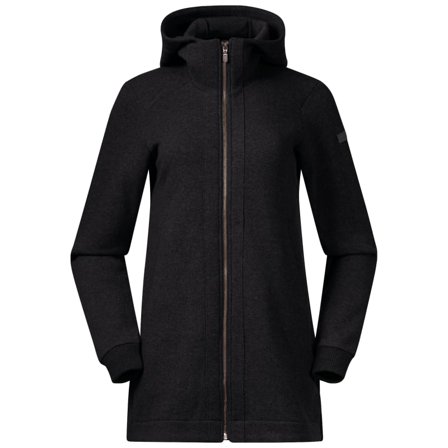 Bergans Oslo Wool Women's Coat Women other lightly-lined jackets Black XS