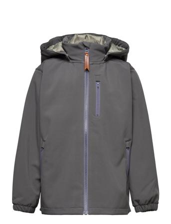 Adyan Winter Softshell Jacket Outerwear Softshells Softshell Jackets Grå Mini A Ture