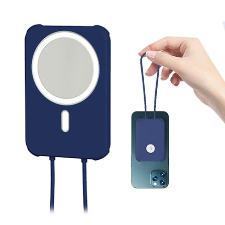 Apple MagSafe -latauslaitteen silikonisuojus - Keskiyön Sininen