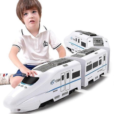 Elektrisk Universel Simulation Højhastigheds Jernbane Harmony Tog Model Børnelegetøj
