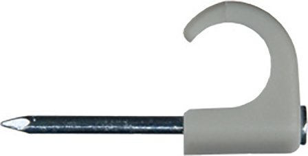 Schneider Electric 2032035 Klammer spik, 100-pack, rund kabel 7-10, 1,6x25 mm, Installationsmaterial