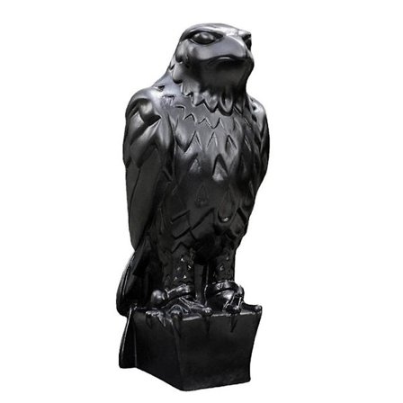 Malteser Falcon Figur Håndlavet Hylde Ornament Filmreplika Kompatibel med The Maltese Falcon[JUN]
