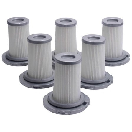 6 stk. Hepa-filter Zr009005 til X-force Flex 8.60 ledningsfri støvsuger, reservedele【PL】