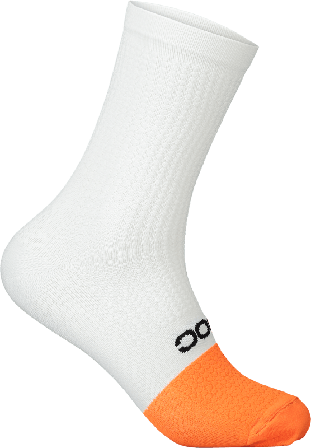 POC Flair Sock Mid Unisex workout socks White L/43-45
