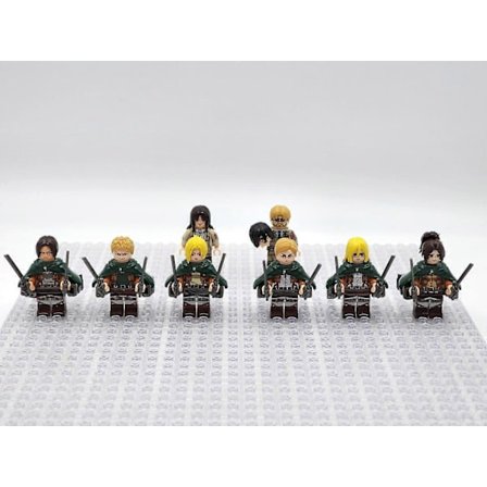 Angrep på Titan Minifigursett med Våpen og Tilbehør