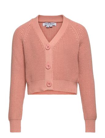 Cbragnhild Cardigan Strikket Trøje Cardigan Lyserød Costbart