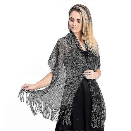 Glitrende sjaler og omslag til kvinder til festkjoler