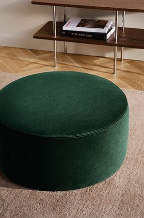 Jotex - Puf smaragdgrøn - ZIBO - Køb Siddepuffer hos Jotex