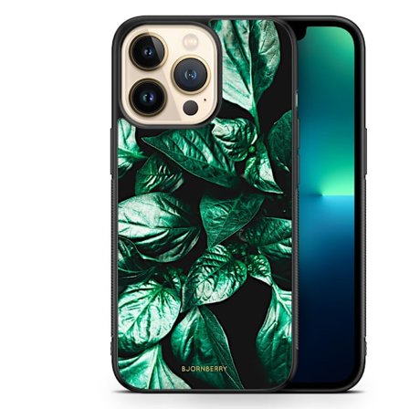 Bjornberry Skal iPhone 13 Pro - Gröna Löv