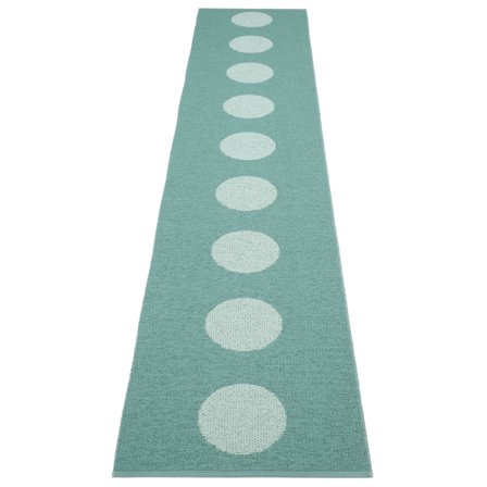 Pappelina Vera Pop matto 70 × 360 cm, jade/Turquiose